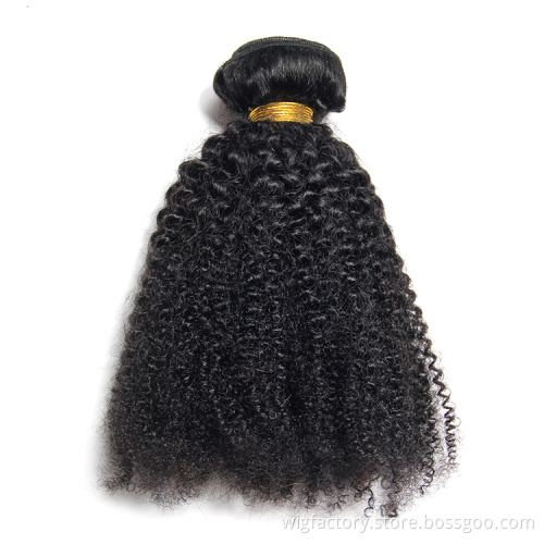 Overnight shipping afro kinky human hair weave bundles, wholesale virgin brazilian hair nake black woman afro kinky curl bundles